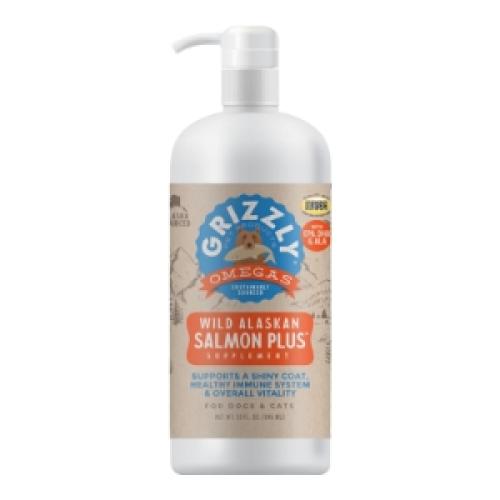 Grizzly Pet Supplement Salmon Oil with Pump 32oz