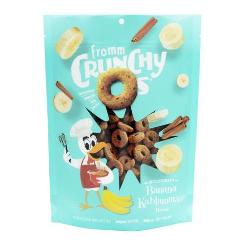 Fromm Dog Treat Crunchy O's Banana Kablammas 6oz