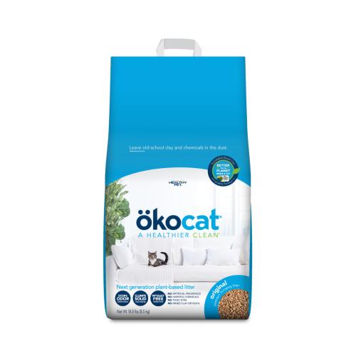 Okocat Cat Litter Original Clumping Wood 18.8#