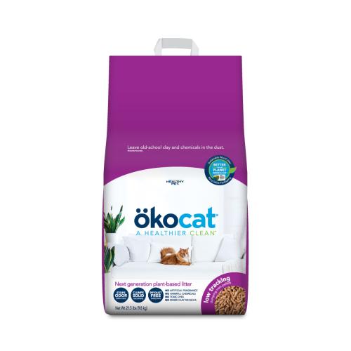 Okocat Cat Litter Low Tracking Clumping Wood 21.5#