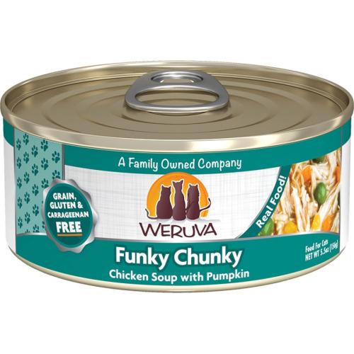 Weruva Wet Cat Can Funky Chunky Chicken Pumpkin 5.5oz