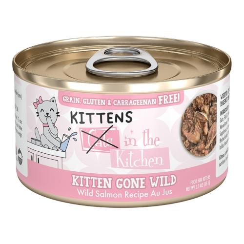 Weruva Wet Kitten Can Kitten Gone Wild Salmon Au Jus 3oz