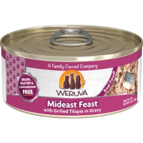 Weruva Wet Cat Can Mideast Feast Tilapia Gravy 5.5oz