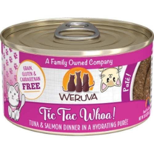 Weruva Wet Cat Can Tic Tac Woah Tuna Salmon Pate 3oz