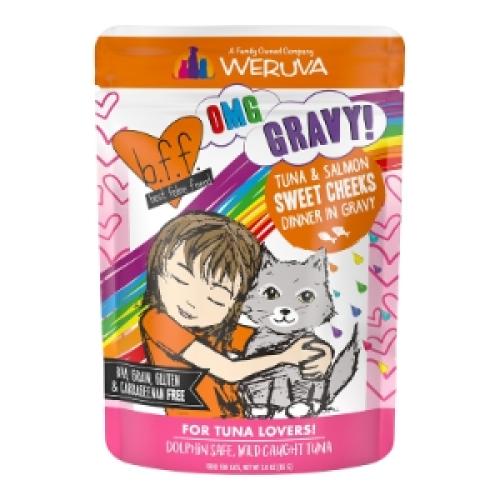 Weruva BFF Wet Cat Pouch Sweet Cheeks Tuna Salmon 3oz