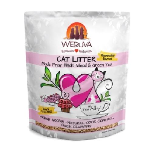 Weruva Cat Litter Tea Potty Hinoki Wood Green Tea 11.7#