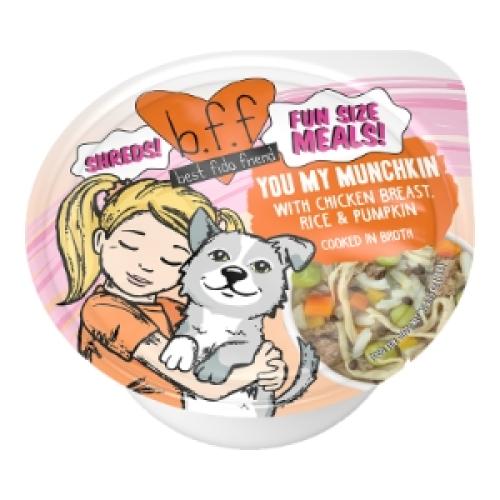 Weruva BFF Wet Dog Cup You My Munchkin Chicken Rice Pumpkin 2.75oz