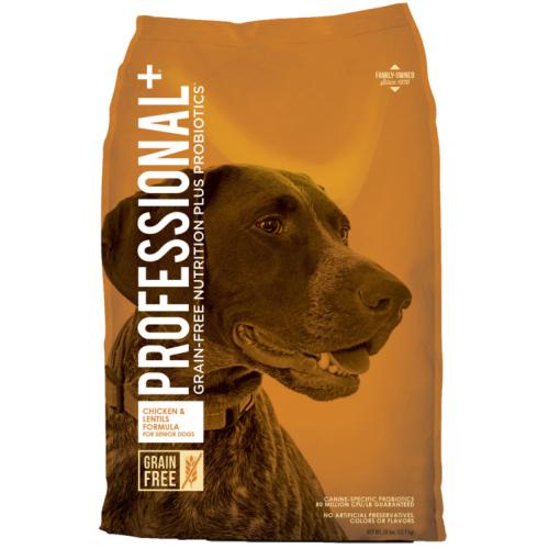 Professional Dry Dog Grain Free Senior Chicken 28#