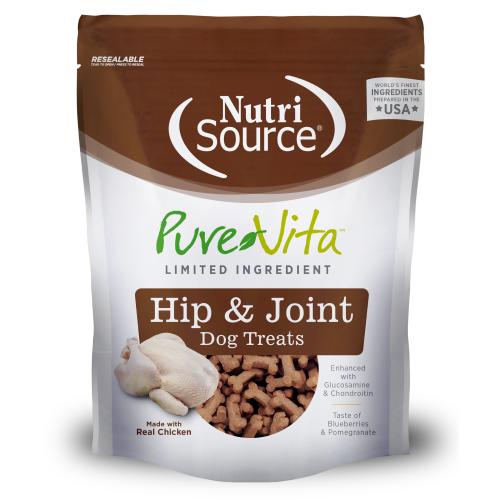 Purevita Dog Treat Hip & Joint Chicken 6oz