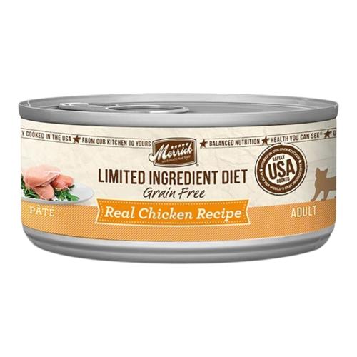 Merrick Wet Cat Can L.I.D Chicken Pate 5oz