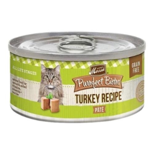 Merrick Wet Cat Can Purrfect Bistro Turkey Pate 5.5oz