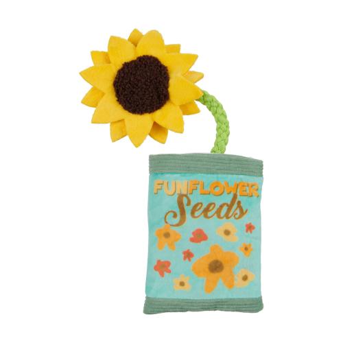 Bark Dog Toy Funflower & Seeds Rope