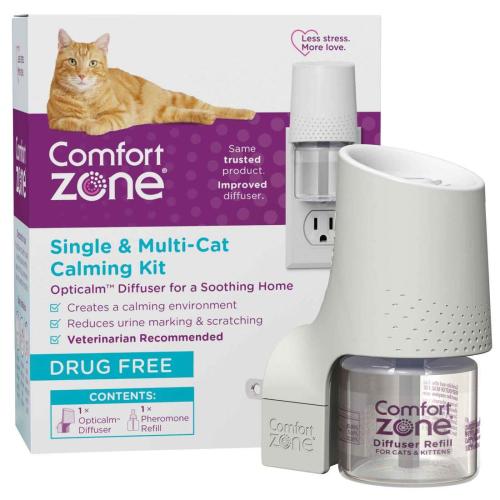 Comfort Zone Cat Single & Multi-Cat Calming Diffuser Kit 1pk