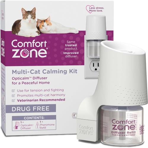 Comfort Zone Cat Supply Multi-Cat Calming Diffuser Kit 1pk