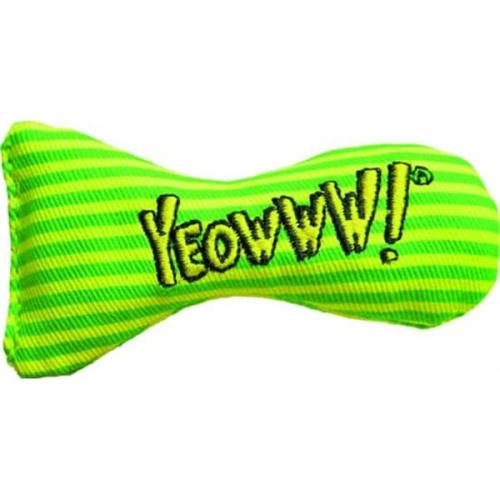 Yeowww Cat Toy Stinkies Catnip Fish Yellow & Green