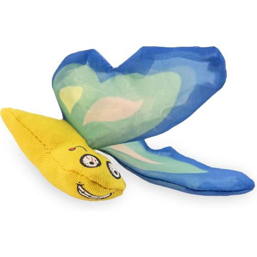Yeowww! Catnip Crinkle Butterfly Blue 3"