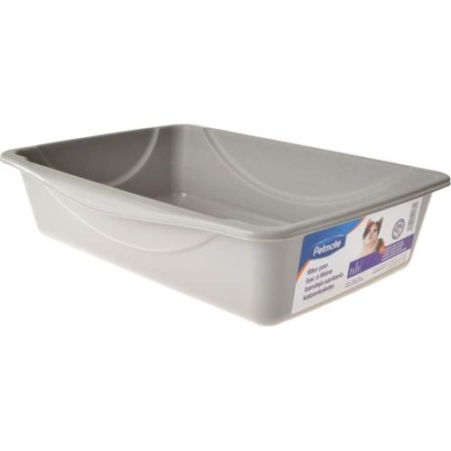 PETMATE CAT LITTER PAN BASIC GY SM