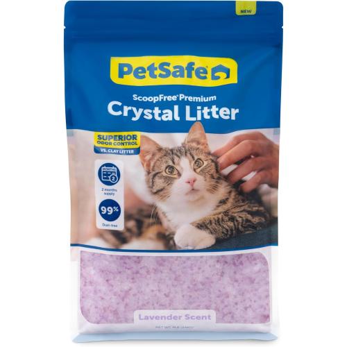 PetSafe Cat Litter ScoopFree Premium Crystals Lavender 8#