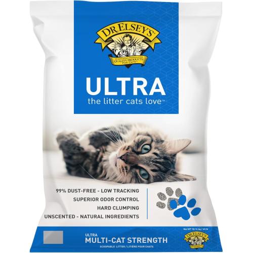 Dr. Elsey's Cat Litter Ultra MultiCat Unscented 40#