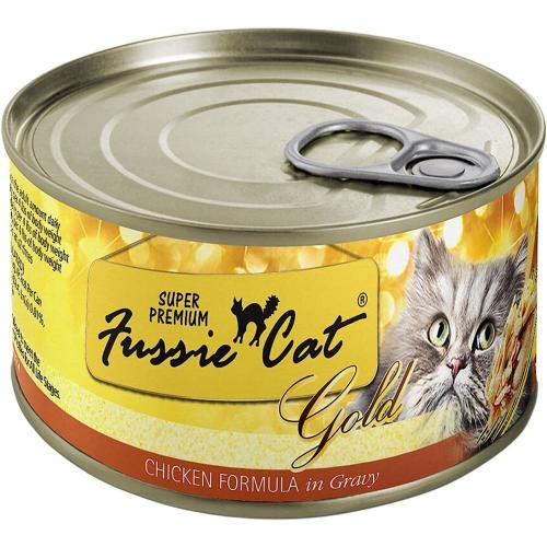 Fussie Cat Wet Cat Can Chicken in Gravy 5.5oz