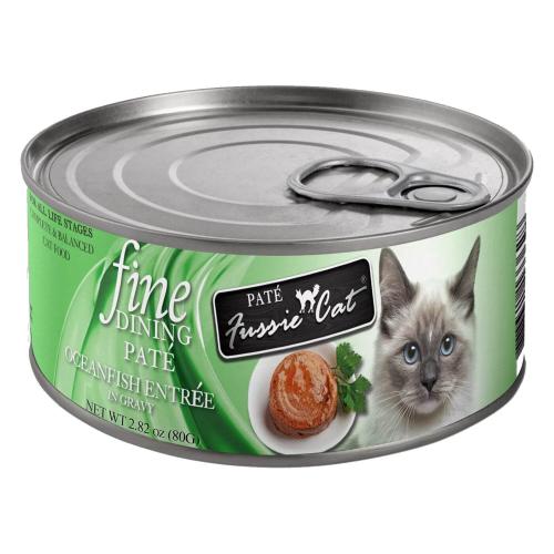 Fussie Cat Wet Can Fine Dining Oceanfish Pate 2.82oz