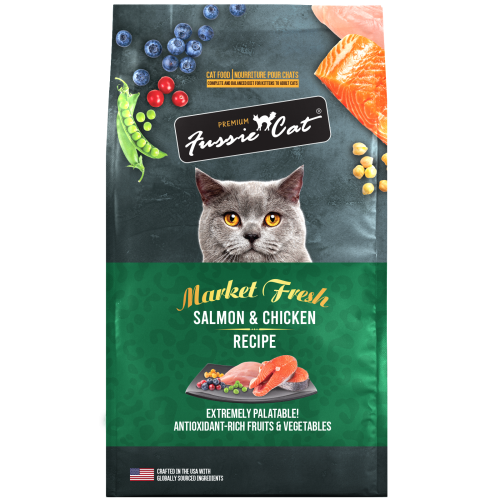 Fussie Cat Dry Cat Salmon Chicken Formula 3.5#