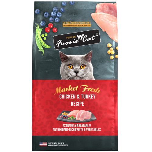 Fussie Cat Dry Cat Chicken Turkey Formula 10#
