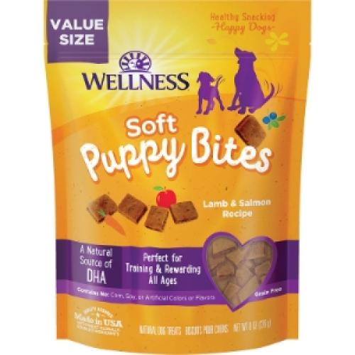 Wellness Dog Treat Lamb Salmon Soft Puppy 8oz