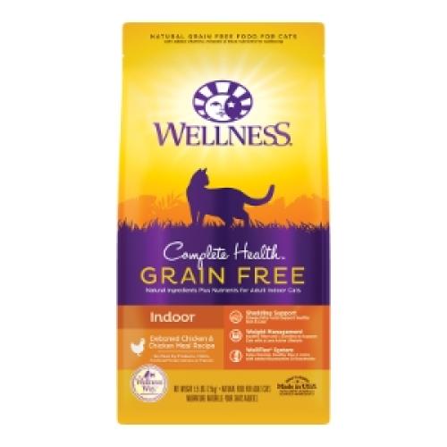 Wellness Dry Cat Indoor Chicken Grain Free 5.5#