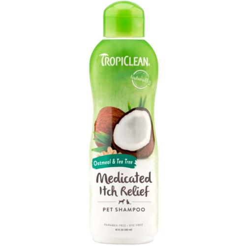 Tropiclean Pet Shampoo Oatmeal & Tea Tree Itch Relief 20oz