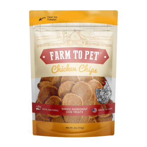 Farm To Pet Dog Treat Chicken Chips 12oz