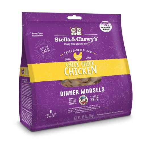 Stella Chewy's Freeze-Dried Cat Chicken Morsels 3.5oz