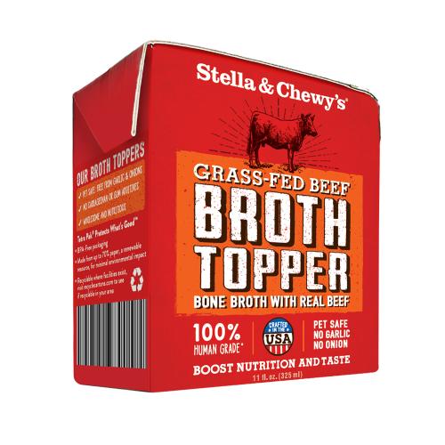 Stella Chewy's Wet Dog Tetra Grass Fed Beef Bone Broth 11oz
