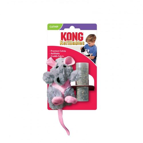 KONG Cat Toy Refillable Rat