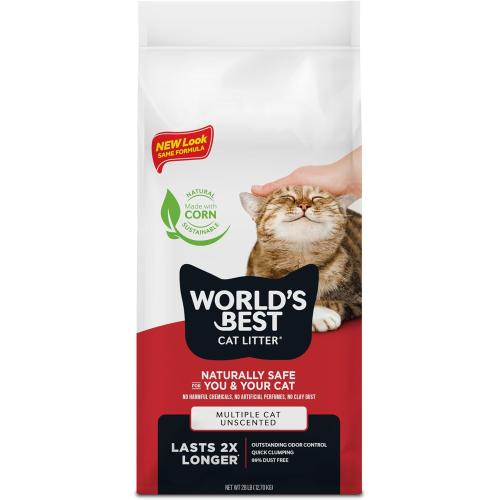 World's Best Cat Litter Multi-Cat Clumping 28#
