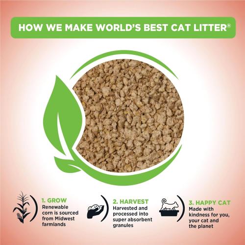 World's Best Cat Litter Multiple Cat Unscented Cat Litter 15#