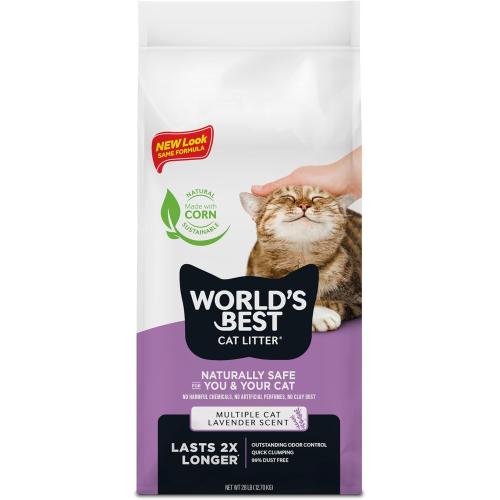 World's Best Cat Litter Multiple Cat Lavender Scented 28#