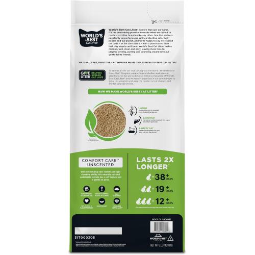 World's Best Cat Litter Original Unscented 28#