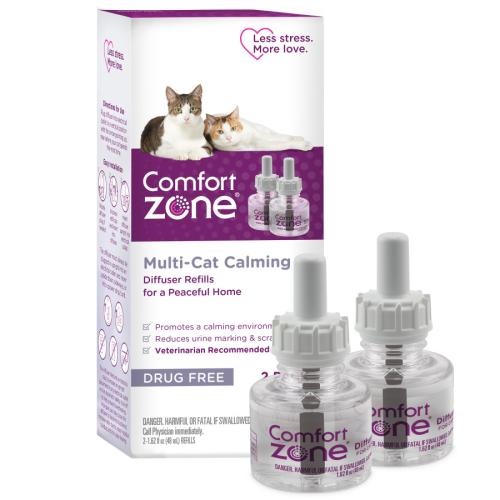 Comfort Zone Multi-Cat Calming Diffuser Refill 2pk