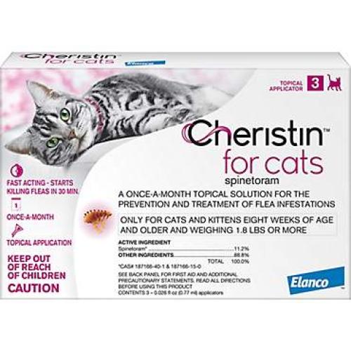 Cheristin Cat Flea Treatment 3pk
