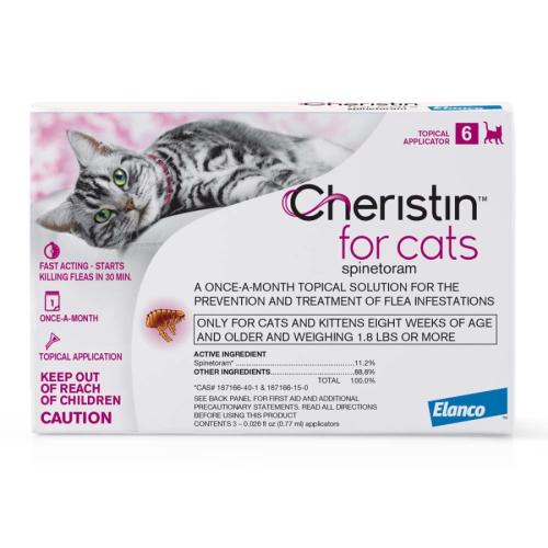 Cheristin Cat Flea Meds 6pk