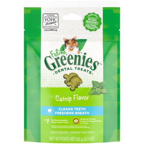 Greenies Cat Treat Dental Catnip 2.1oz