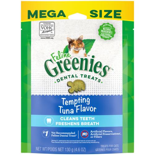 Greenies Cat Treat Dental Tempting Tuna 4.6oz