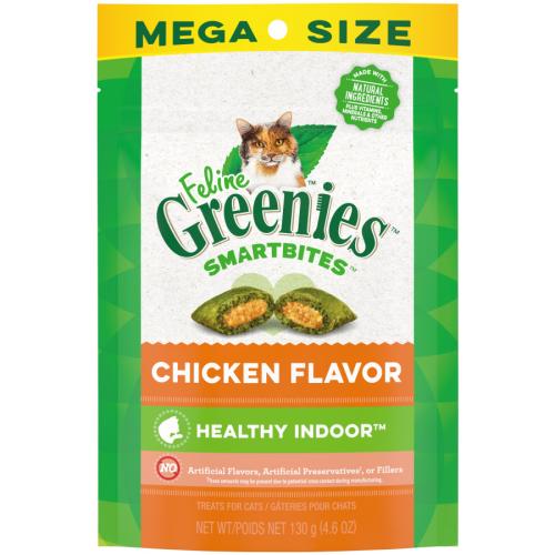Greenies Cat Treat Healthy Indoor and Hairball Chicken 4.6oz