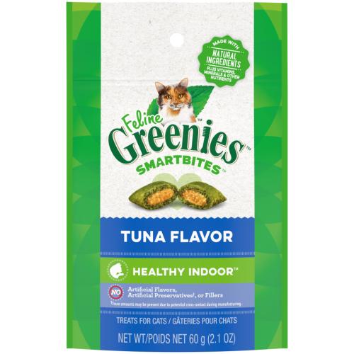 Greenies Cat Treat Healthy Indoor and Hairball Tuna 2.1oz