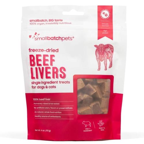 Smallbatch Freeze-Dried Dog Treat Beef Liver 4oz