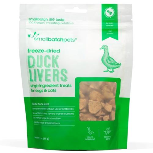 Smallbatch Freeze-Dried Dog Treat Duck Liver 4oz