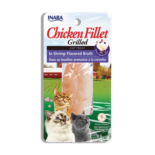 Inaba Cat Treat Chicken Fillet in Shrimp Broth 0.9oz