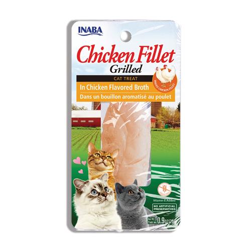Inaba Cat Treat Chicken Fillet in Chicken Broth 0.9oz