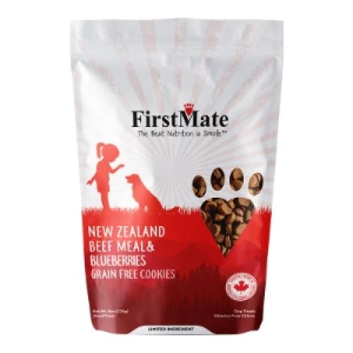 FirstMate Dog Treat Beef & Blueberry Biscuits 8oz